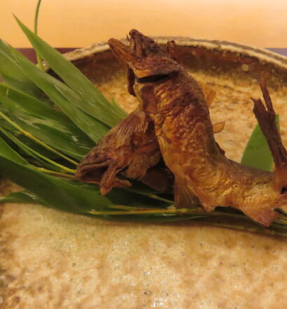 奥田　鮎の炭火焼