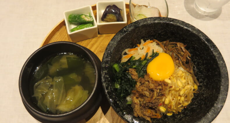 韓日々　石焼きビビンパ定食