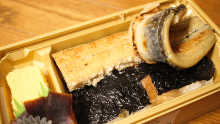 十石＠松屋　うなぎの白醤油焼き海苔弁