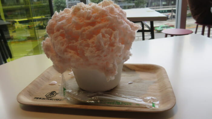 かき氷コレクションバトン　ひみつ堂　八重桜