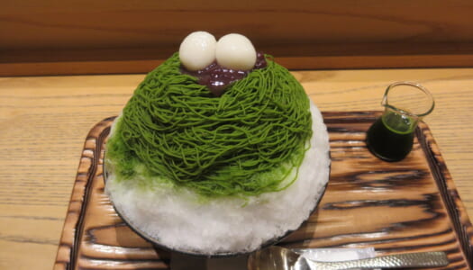 有楽町　林屋新兵衛　和もんぶらん氷 | あんかけゆばうどん