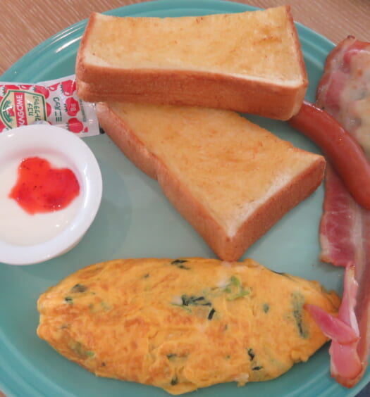 むさしの森珈琲 オムレツプレート