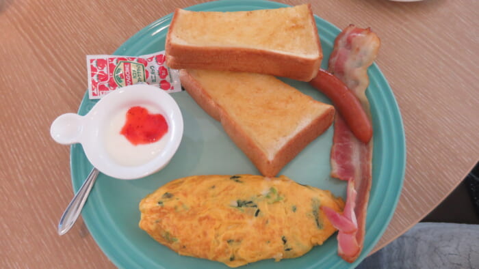 むさしの森珈琲　オムレツプレート