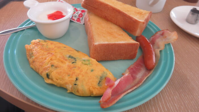 むさしの森珈琲　オムレツプレート