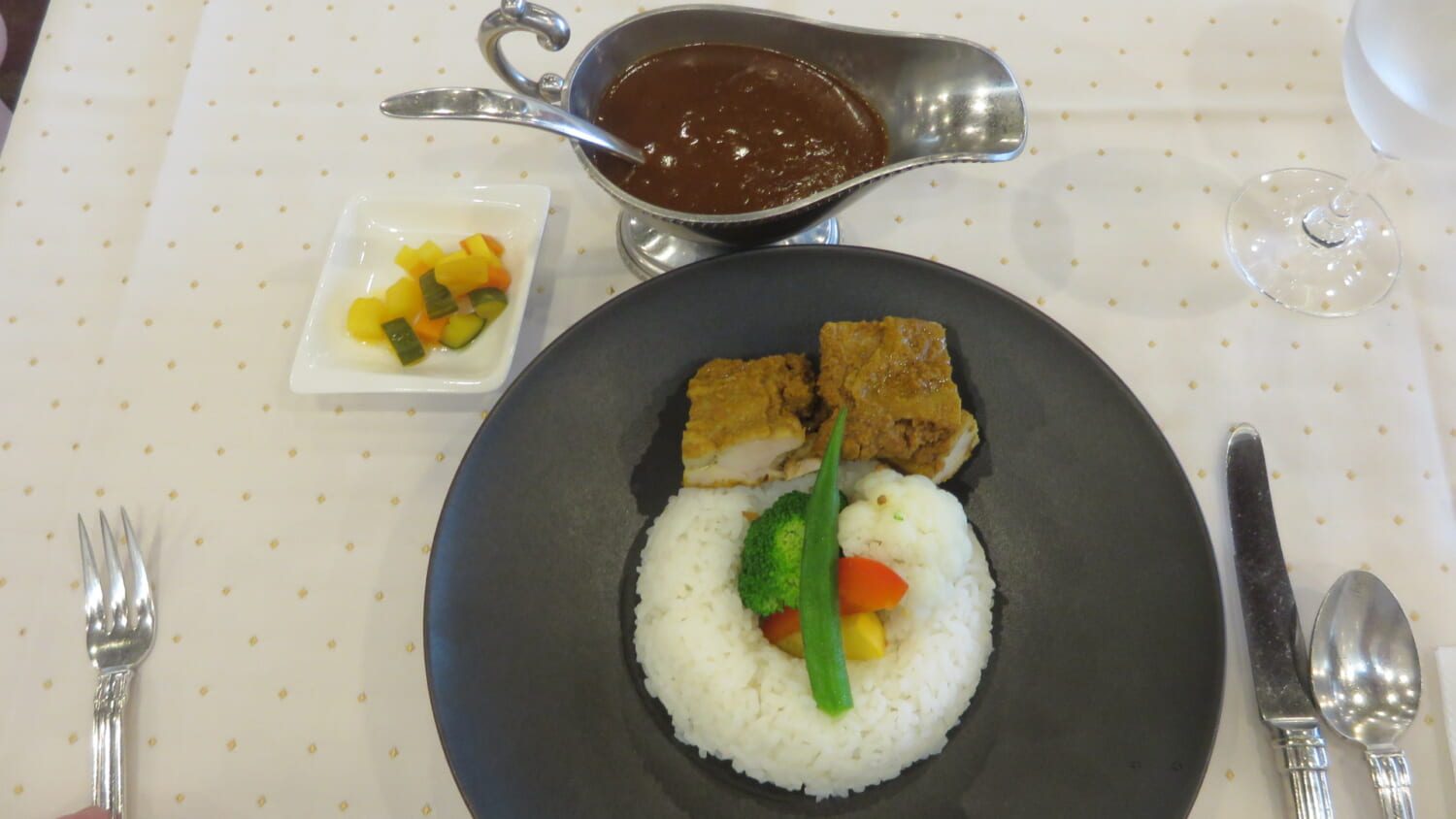 レストランアラスカ　チキンカレー