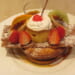 cafe＆books bibliotheque＠ルミネ有楽町　プリンアラモードのパンケーキ