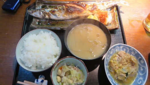 銀座　和の菜彩さとう　新さんま塩焼き | 冷汁