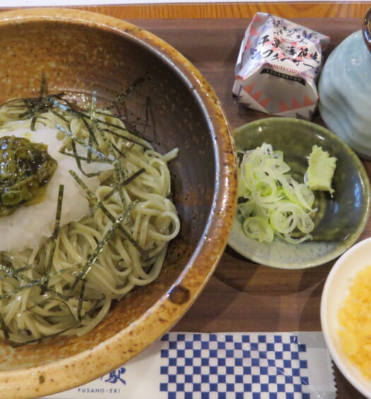 歌舞伎座茶屋 房の駅　鬼おろしわさびなめ茸そば
