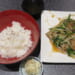 鉄板焼き宮ちゃん　スタミナレバニラ定食