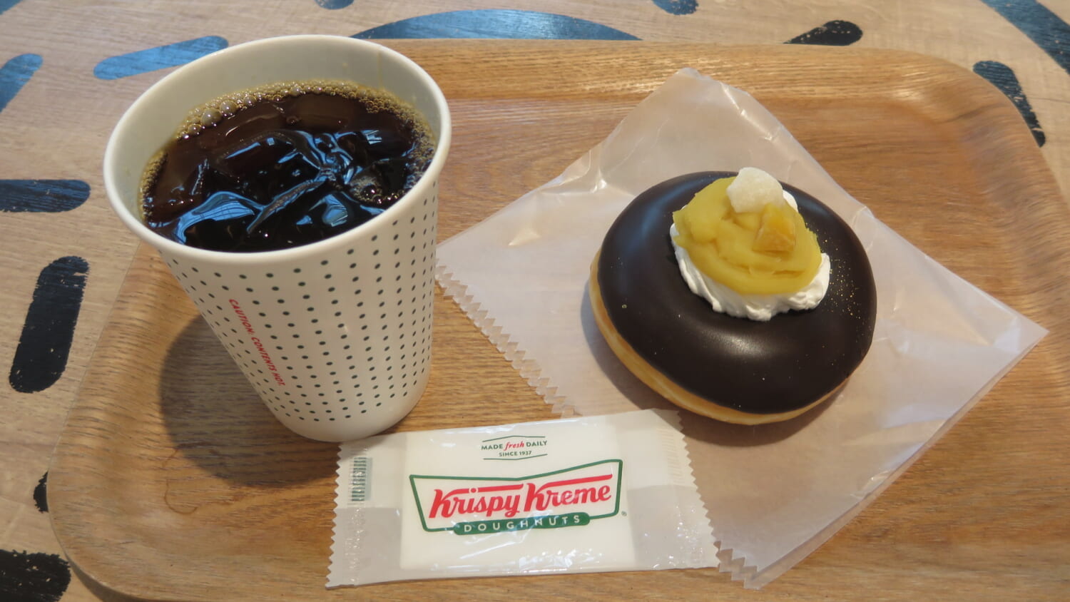 クリスピー・クリーム・ドーナッツ＠国際フォーラム　お月見 マロン＆クリーム