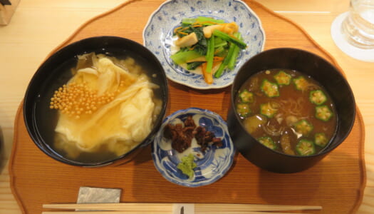 銀座　下鴨茶寮＠松屋　京のとろ湯葉ご飯 | 鯛胡麻茶漬け