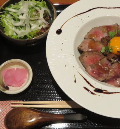 牛乃季　黒毛和牛ローストビーフ丼