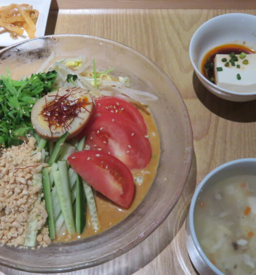 百菜百味　冷やし担々麺