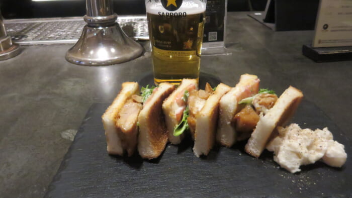サッポロ生ビール黒ラベルTHE BAR　銀座サンド