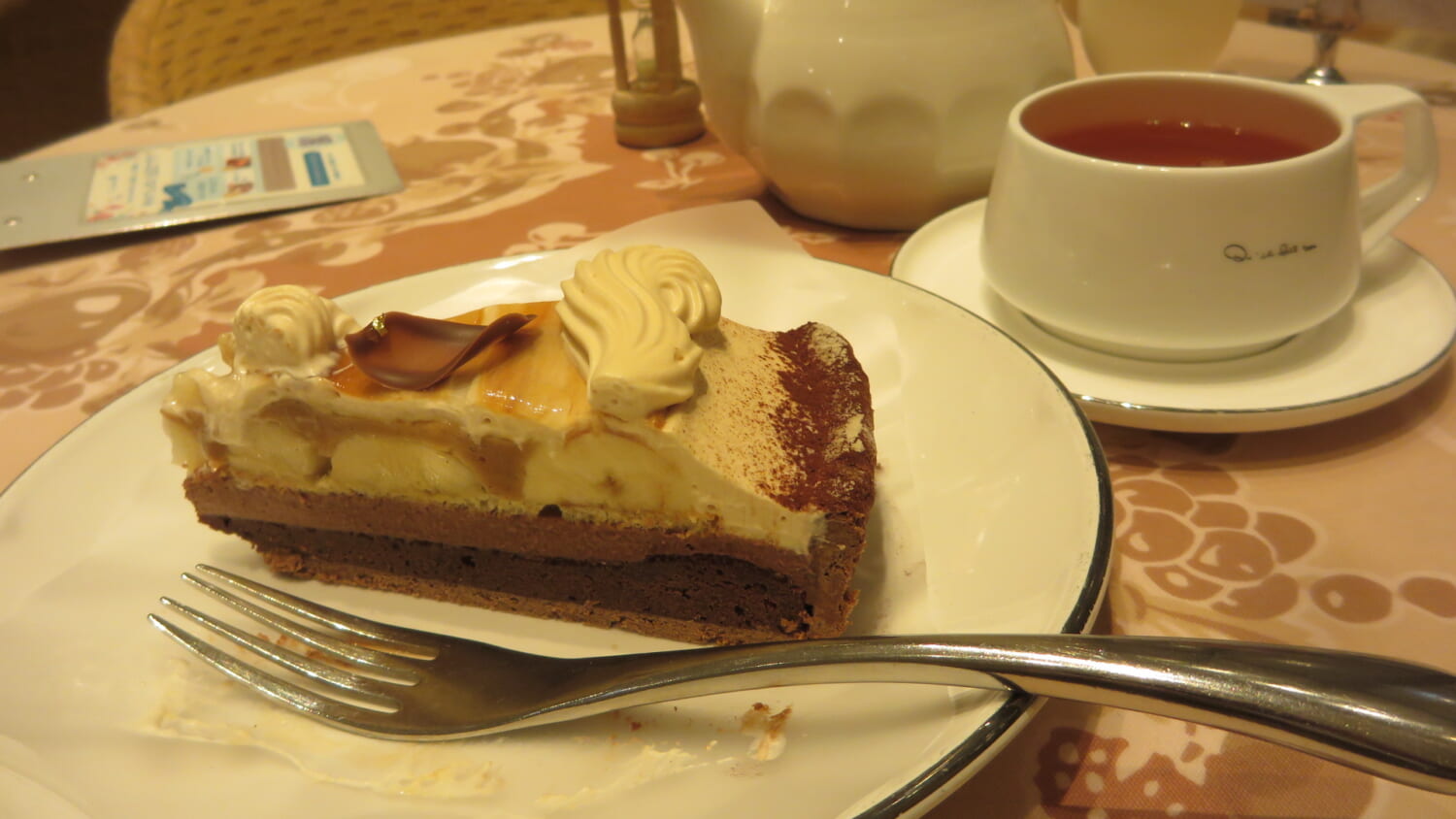 キルフェボン グランメゾン銀座 チョコレートとキャラメルバナナのタルト