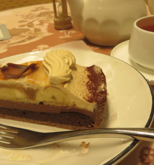 キルフェボン グランメゾン銀座　チョコレートとキャラメルバナナのタルト