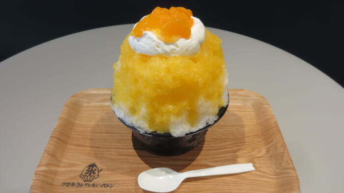 かき氷コレクション・バトン 茶屋花冠　小田原ミカンの御氷