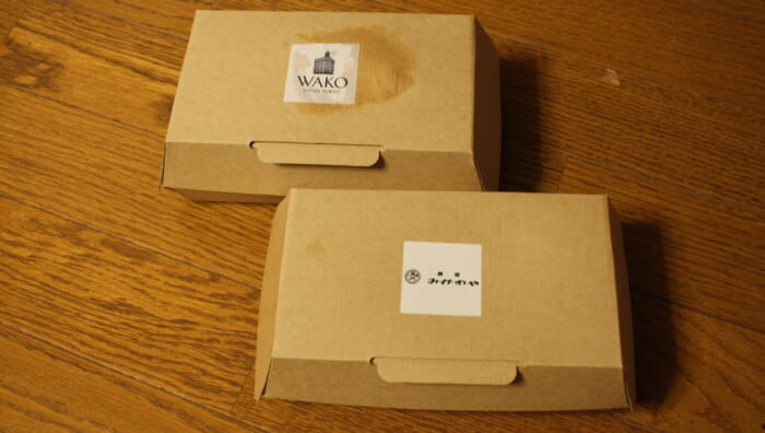 銀座をつなぐコッペパン＠松屋　<みかわや>かにクロケットコッペ、<和光>チョコレートクリームコッペ