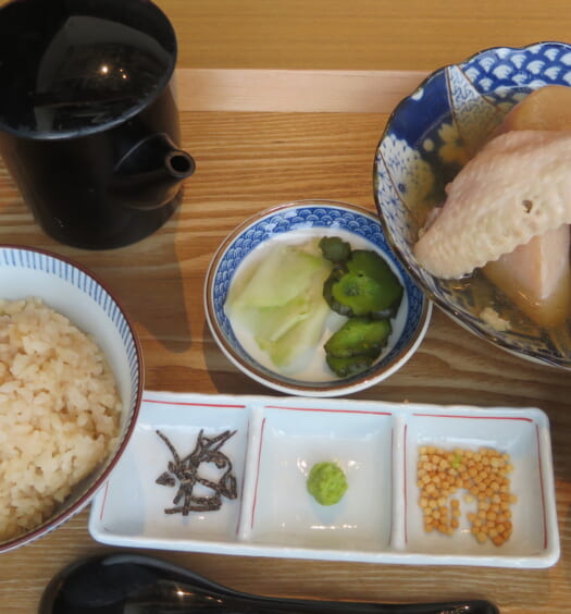 おぐ羅 分店　おでん５種と出汁茶漬けセット