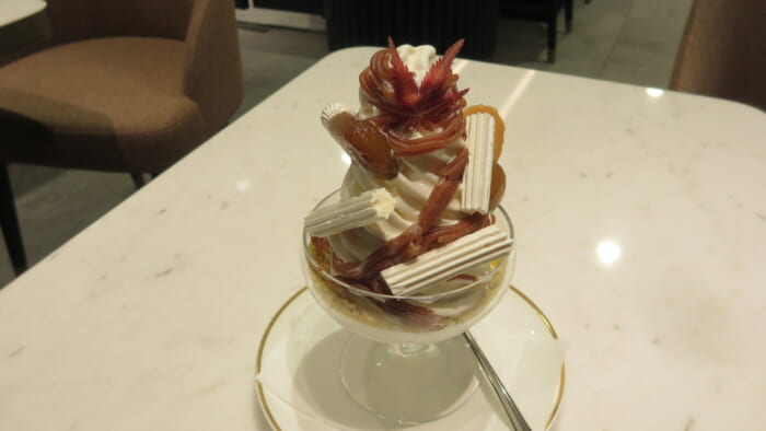 ザ・ペニンシュラ ブティック＆カフェ＠松屋銀座　季節のソフトクリーム　栗