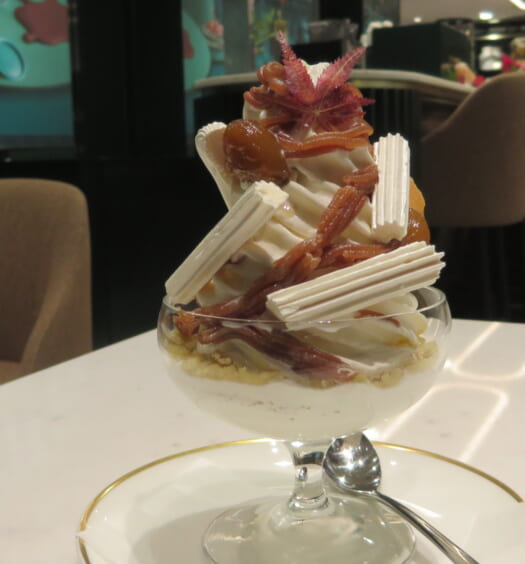 ザ・ペニンシュラ ブティック＆カフェ＠松屋銀座　季節のソフトクリーム　栗