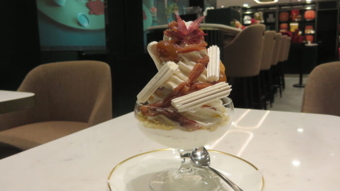 ザ・ペニンシュラ ブティック＆カフェ＠松屋銀座　季節のソフトクリーム　栗