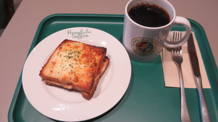 ホノルルコーヒー　クロックムッシュ