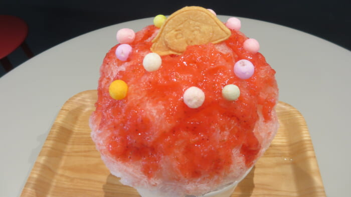 かき氷コレクション・バトン 瀬戸内ひだまりかき氷　さぬき姫いちご