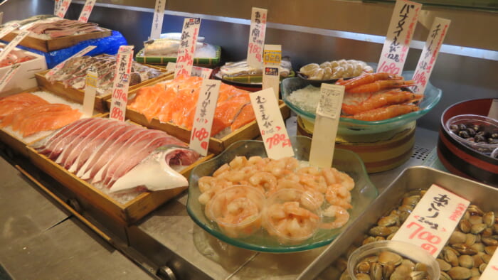 吉川水産＠三越　売り場