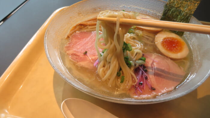 POPUPラーメン　中華蕎麦 三藤 冷たい貝塩中華そば