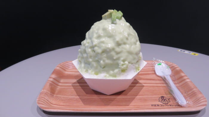 かき氷コレクション・バトン カフェサブヒロ　アボカドみるく氷