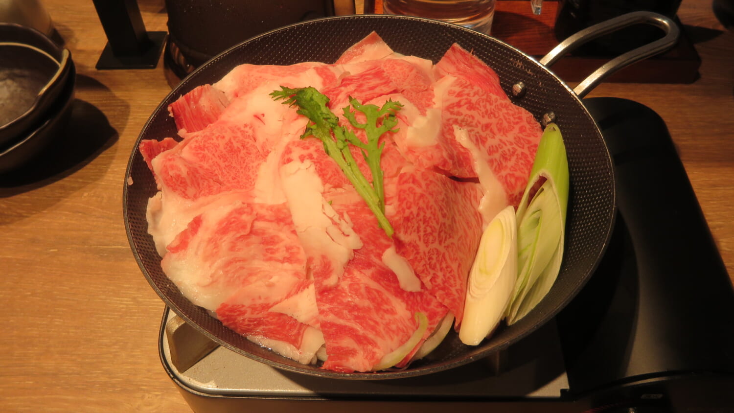 大衆すき焼き 北斗 東銀座店　和牛すき焼き定食（並）