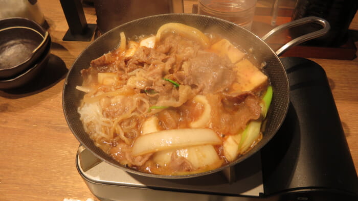 大衆すき焼き 北斗 東銀座店　和牛すき焼き定食（並）