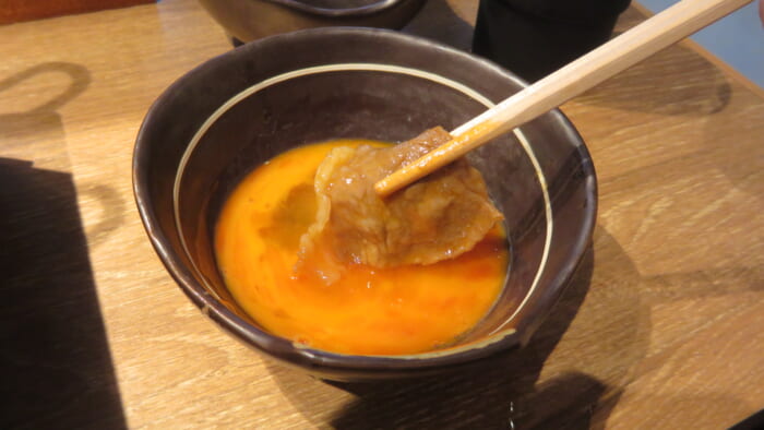 大衆すき焼き 北斗 東銀座店　和牛すき焼き定食（並）