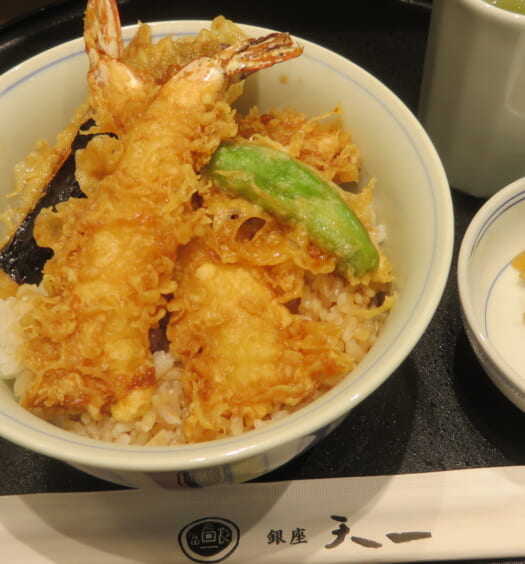 天一＠松屋　天丼 竹