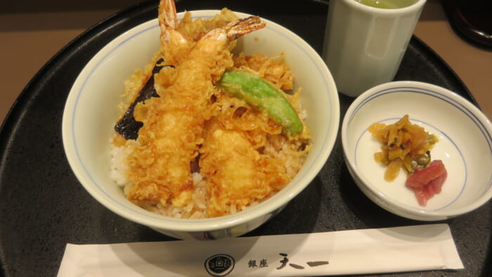 天一＠松屋　天丼 竹