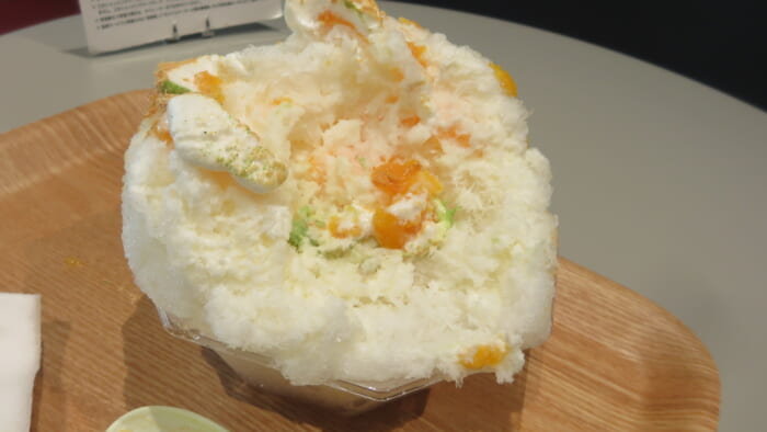 かき氷コレクション・バトン ひめじ官兵衛堂　抹茶ときなことモンブラン