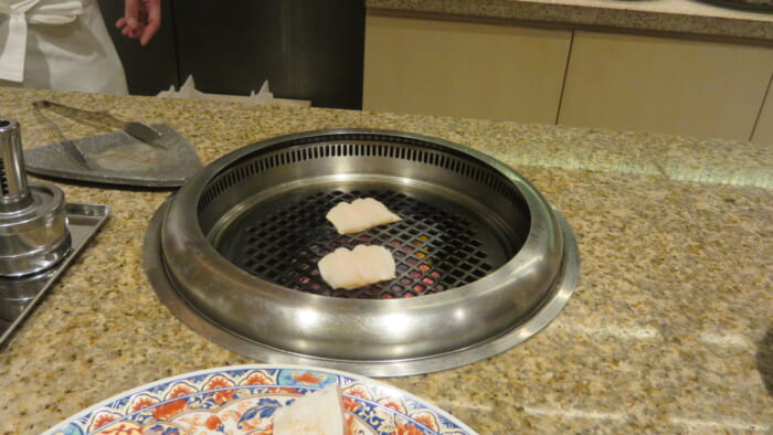 焼うお いし川　焼き場