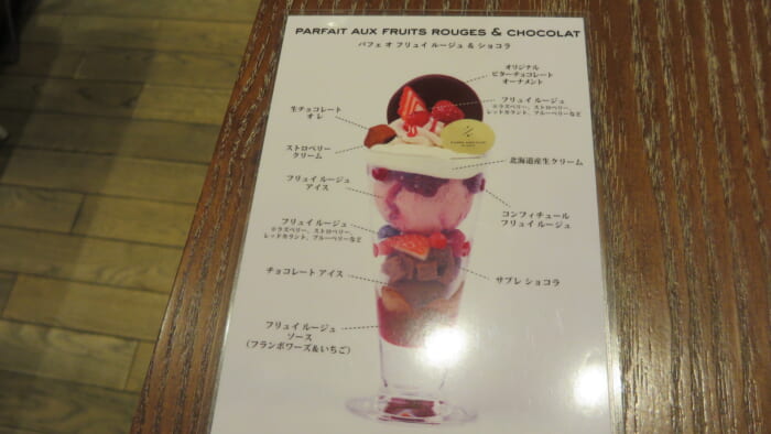 ピエールマルコリーニ　メニュー