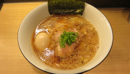 銀座　ラーメンGINZA TONBOX　味玉醤油ラーメン