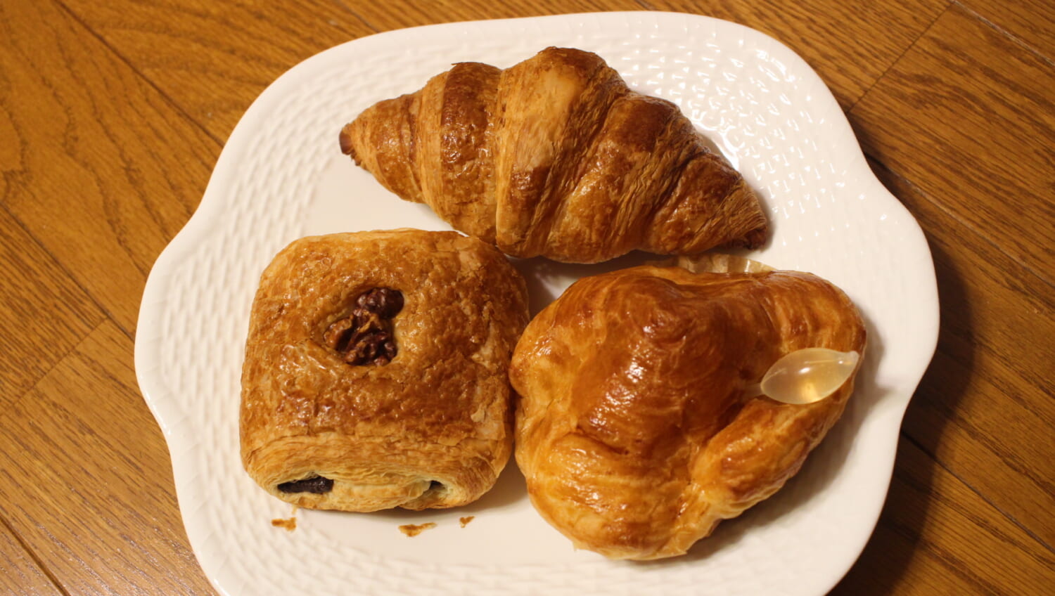 ル・ド・ブリク＠第一ホテル東京　クロワッサン、パンオショコラ、ラムデニッシュ