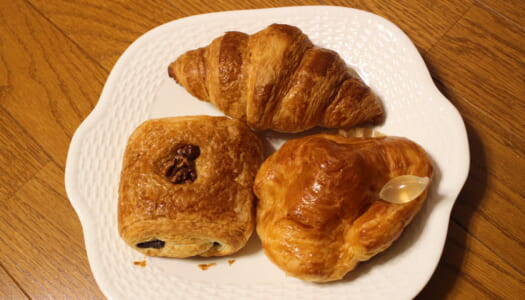 新橋　ル・ド・ブリク＠第一ホテル東京　クロワッサン、パンオショコラ、ラムデニッシュ