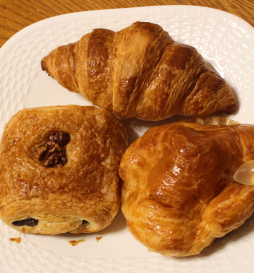 ル・ド・ブリク@第一ホテル東京 クロワッサン、パンオショコラ、ラムデニッシュ