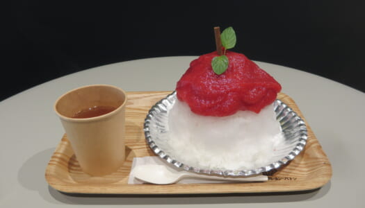 八重洲　かき氷コレクション・バトン なみへい　赤りんご