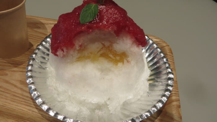 かき氷コレクション・バトン なみへい　赤りんご