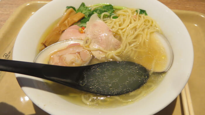 POPUPラーメン　らぁめん登里勝 大はまぐり塩らぁめん