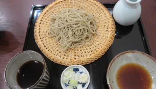 銀座　木挽そば　せいろ、かき揚