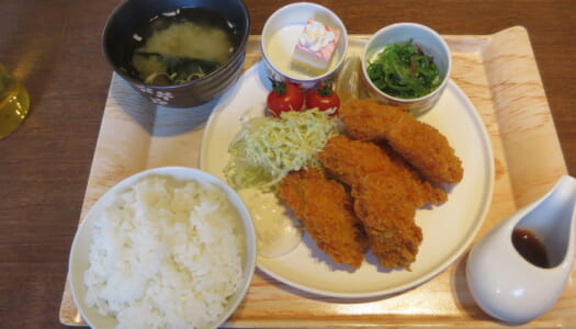新橋　姫島　カキフライ定食