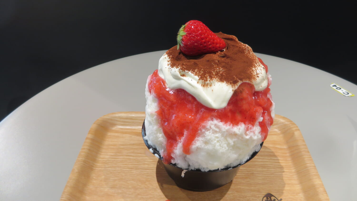 かき氷コレクション・バトン ひみつ堂 いちごティラミス