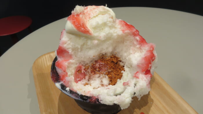 かき氷コレクション・バトン ひみつ堂　ストロベリーチーズケーキ